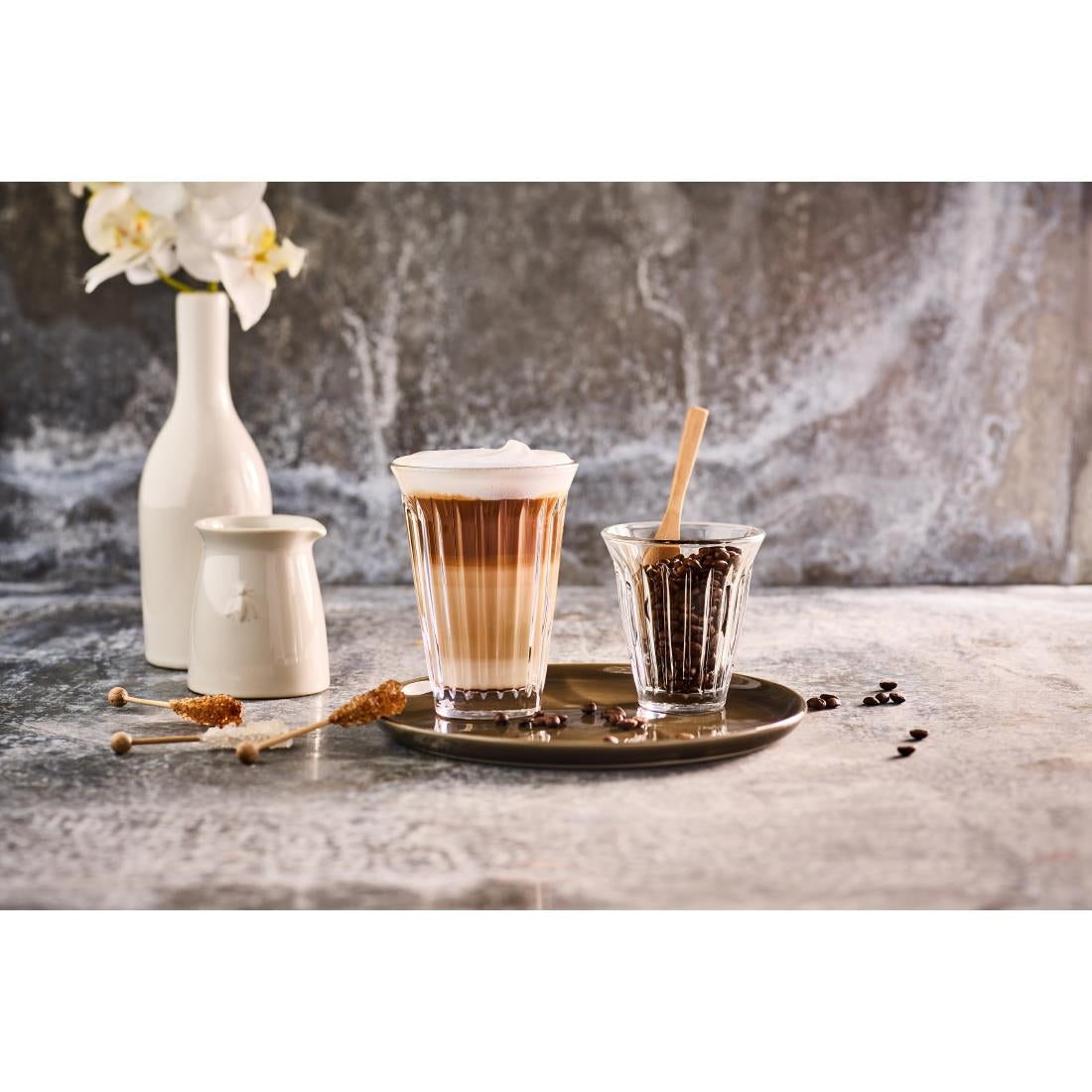 JD383 - La Rochere Zinc Long Drink Glasses 360ml/12.75oz (6 Pack)