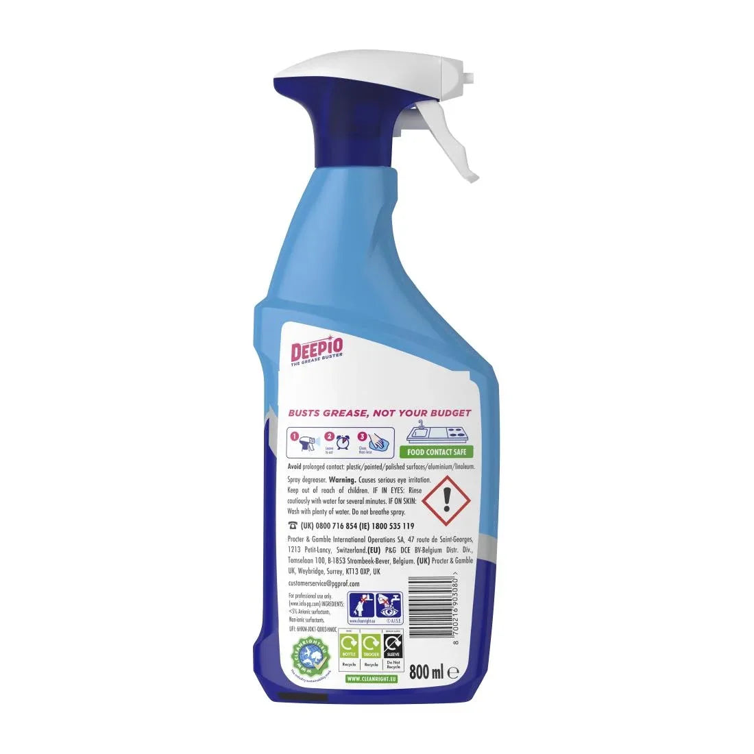 JD476 Deepio Professional Degreaser Spray 800ML CSx6