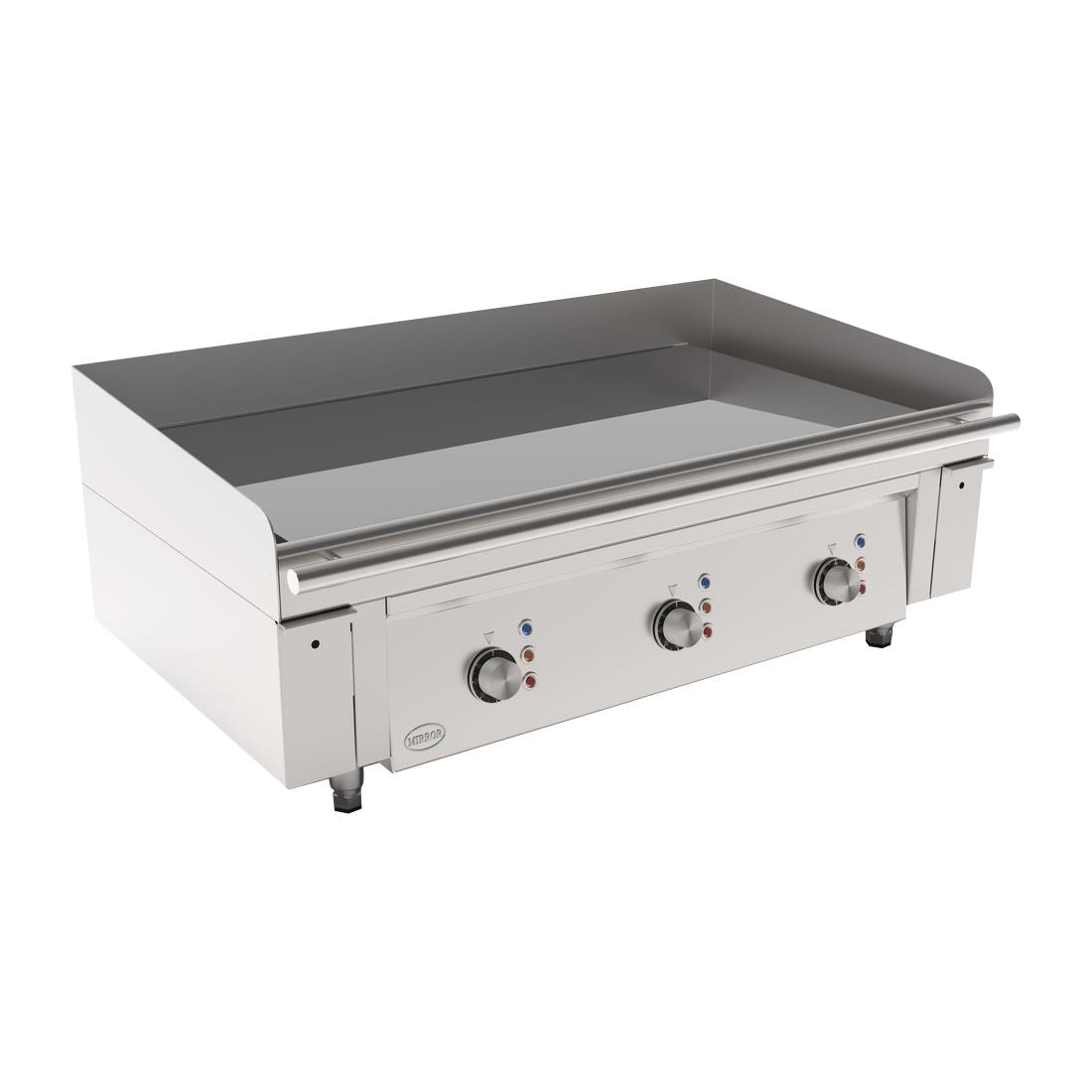 JE075 Mirror M1000E Electric Heavy Duty Chrome Griddle Smooth Plate (Direct)