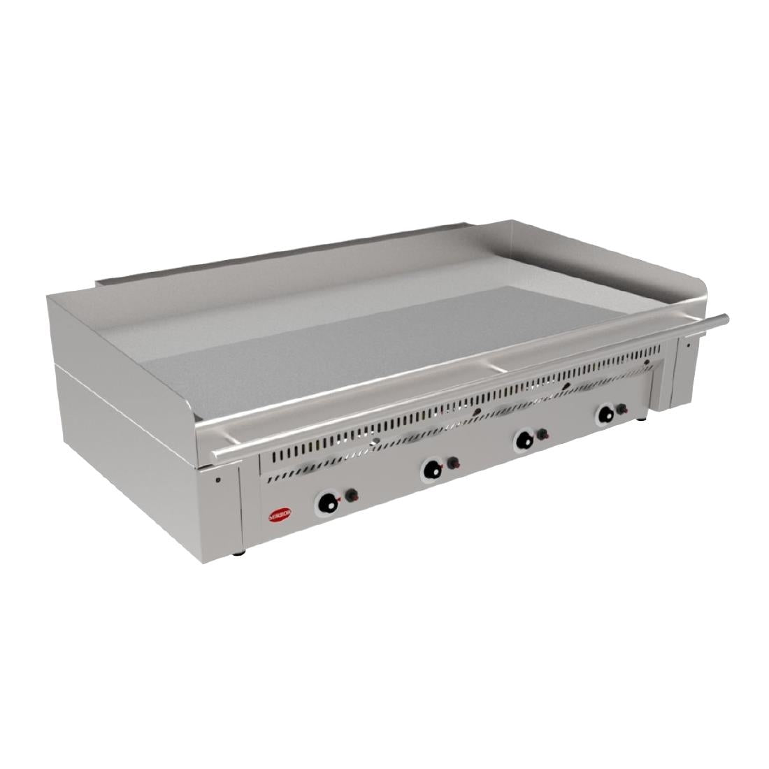 JE079 Mirror 3 Zone Gas Heavy Duty Chrome Griddle (Direct)