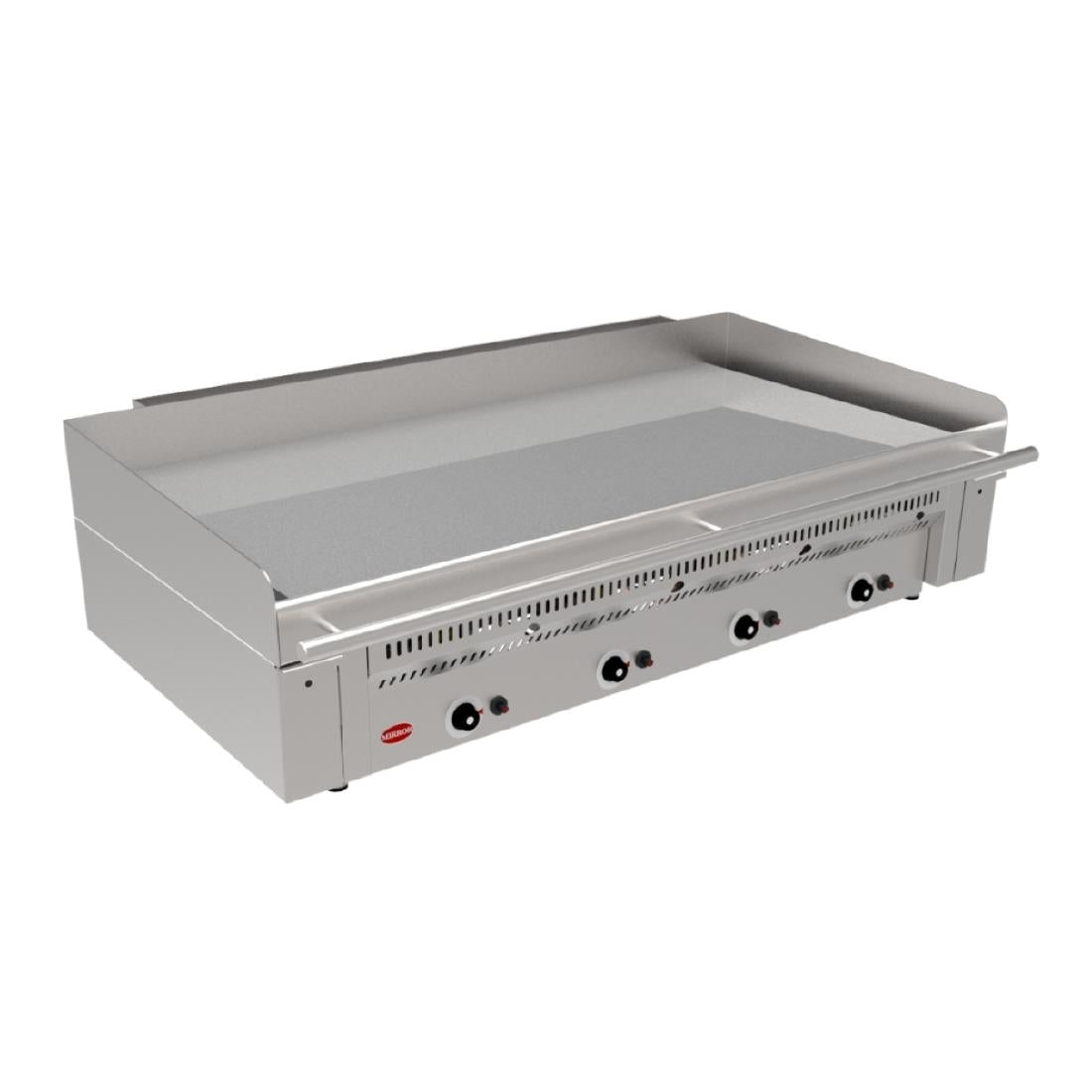 JE080 Mirror 4 Zone Gas Heavy Duty Chrome Griddle (Direct)
