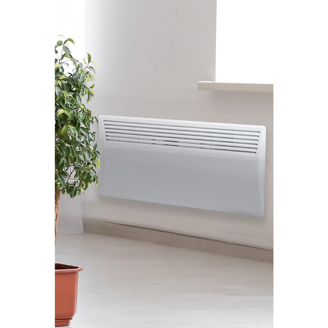 JE084 Dryflow Ostro+ Electric Convector Panel Heater Wifi 1kW (Direct)