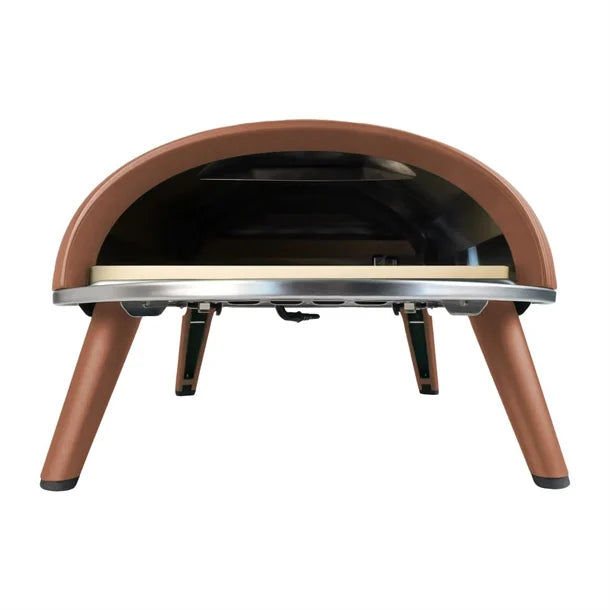 JE364 Diavolo Gas Fired Portable Pizza Oven Mocha (Direct)