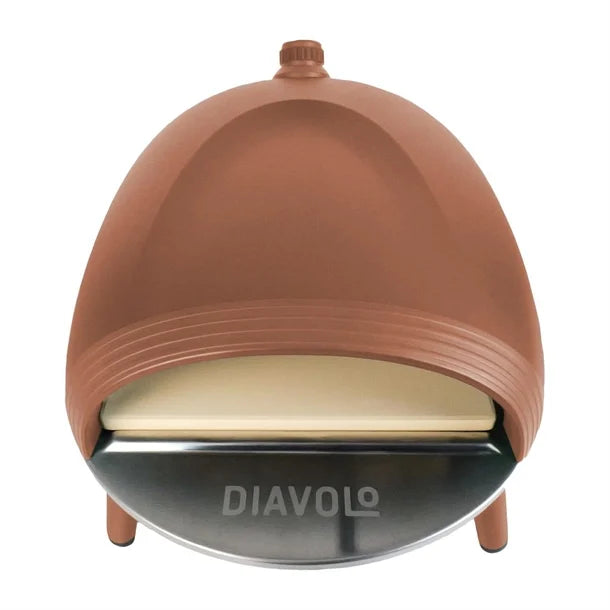 JE364 Diavolo Gas Fired Portable Pizza Oven Mocha (Direct)