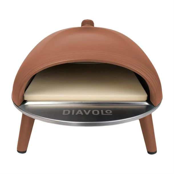 JE364 Diavolo Gas Fired Portable Pizza Oven Mocha (Direct)