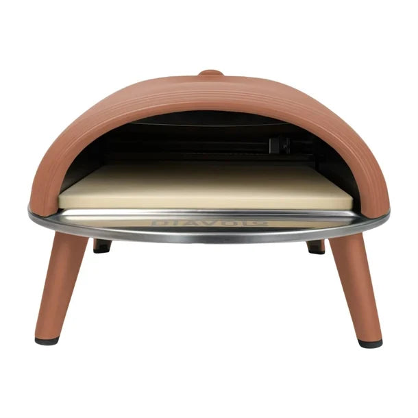 JE364 Diavolo Gas Fired Portable Pizza Oven Mocha (Direct)