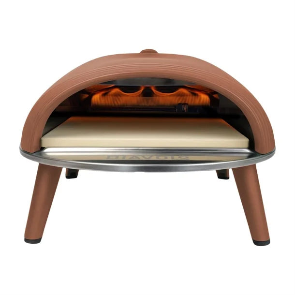 JE364 Diavolo Gas Fired Portable Pizza Oven Mocha (Direct)