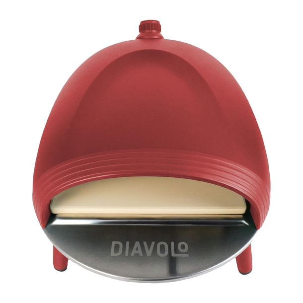JE365 Diavolo Gas Fired Portable Pizza Oven Red (Direct)
