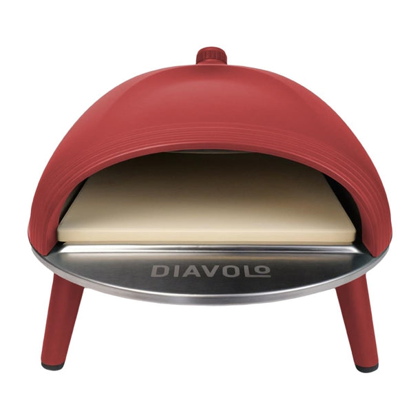 JE365 Diavolo Gas Fired Portable Pizza Oven Red (Direct)