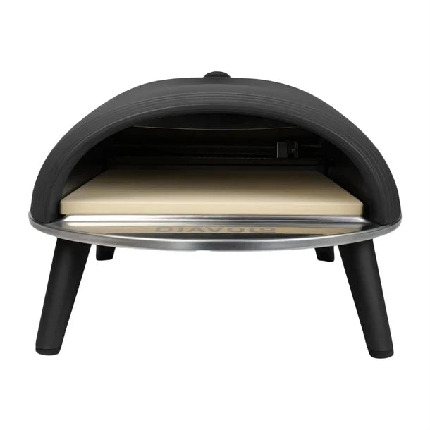 JE366 Diavolo Gas Fired Portable Pizza Oven Black (Direct)