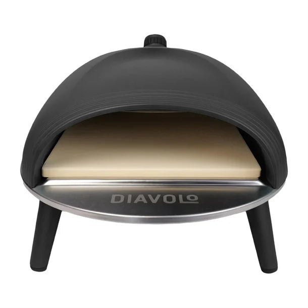 JE366 Diavolo Gas Fired Portable Pizza Oven Black (Direct)