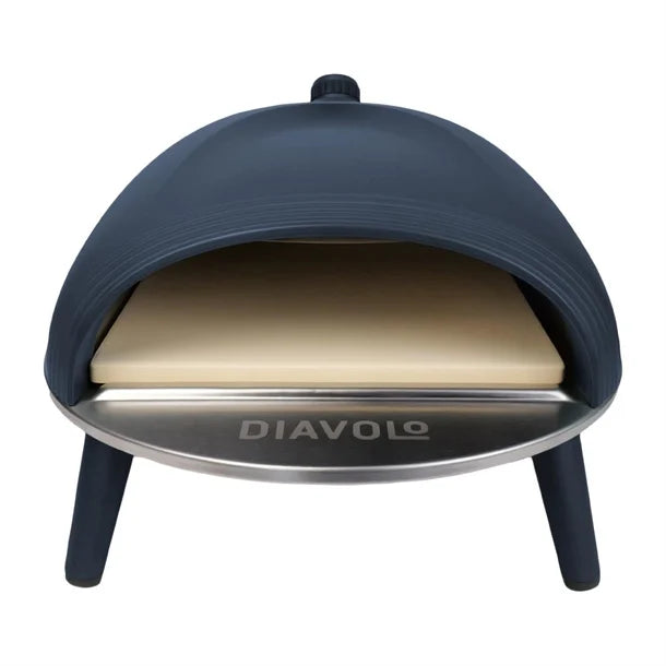 JE367 Diavolo Gas Fired Portable Pizza Oven Navy (Direct)