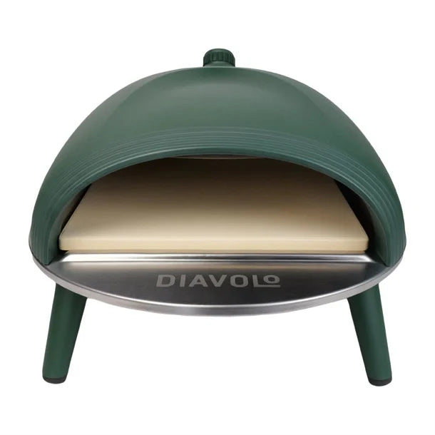 JE368 Diavolo Gas Fired Portable Pizza Oven Green (Direct)