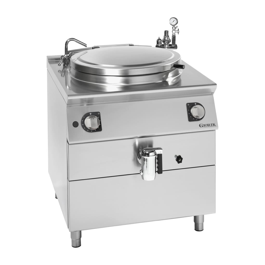 JE430 Giorik PEI915 Electric Indirect Heat Boiling Pan 3 Phase 150Ltr (Direct)