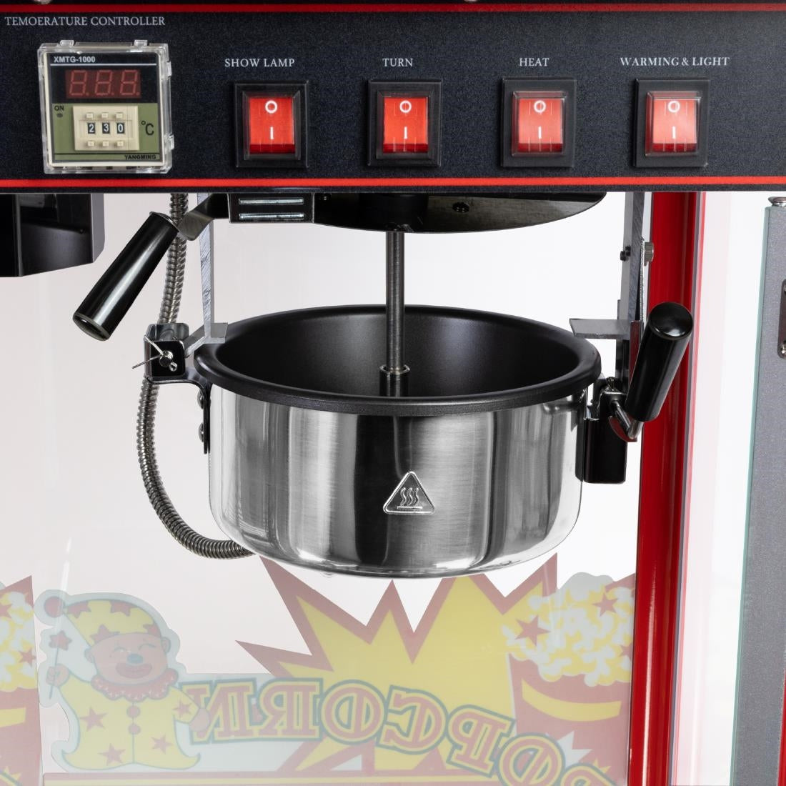 JE459 Haxro Popcorn Machine With 2 Shelves 8oz (Direct)