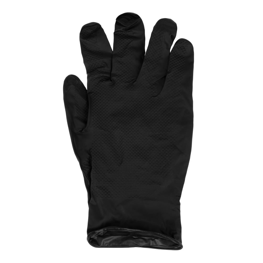 JE603-L Grippaz HD Nitrile P/Free Disp Gloves - Black - Size 9/L (Pack 50) (Direct)
