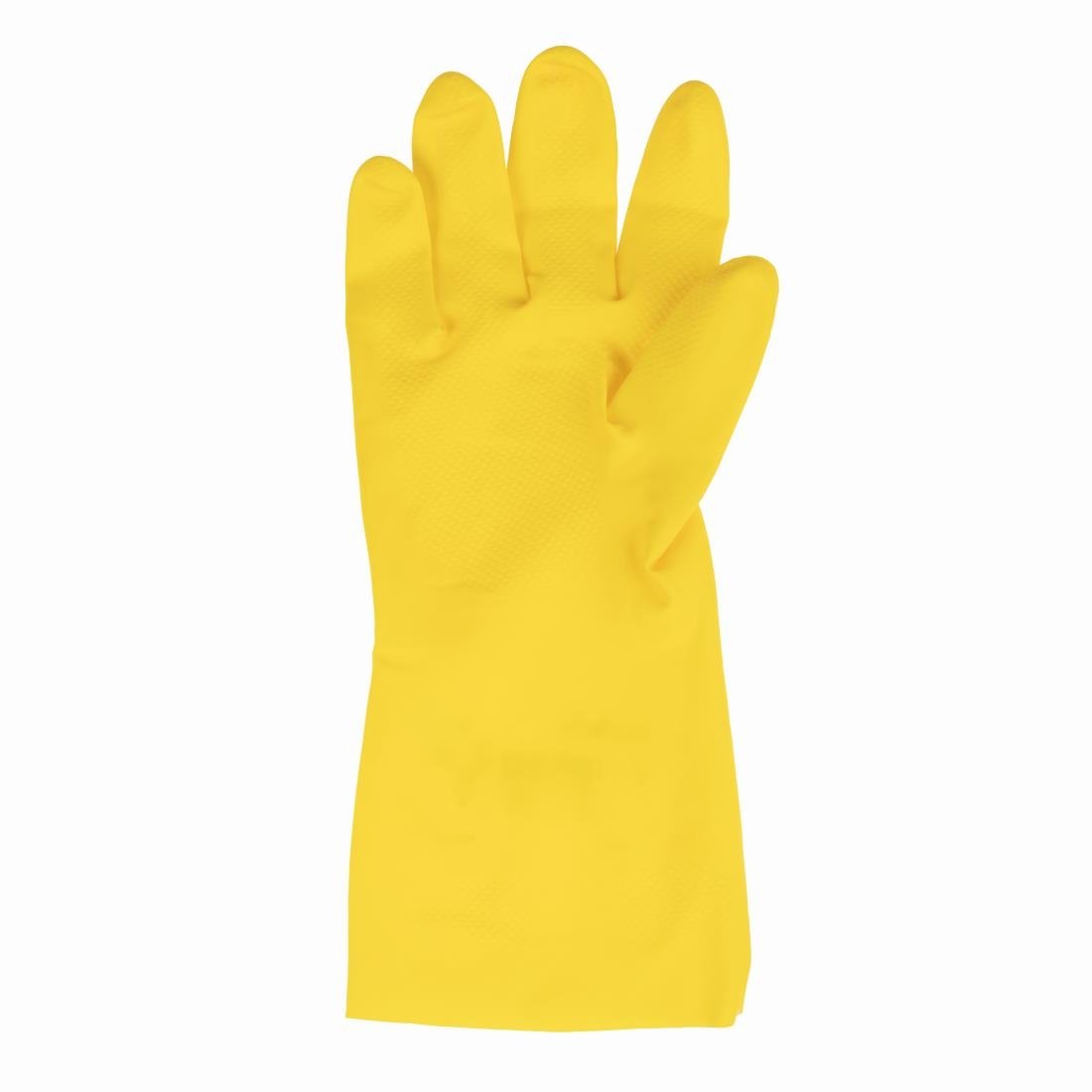 JE605-M Ansell 87-190 Econohands Rubber Househould Yellow 1010X Size M(Pack 12)(Direct)