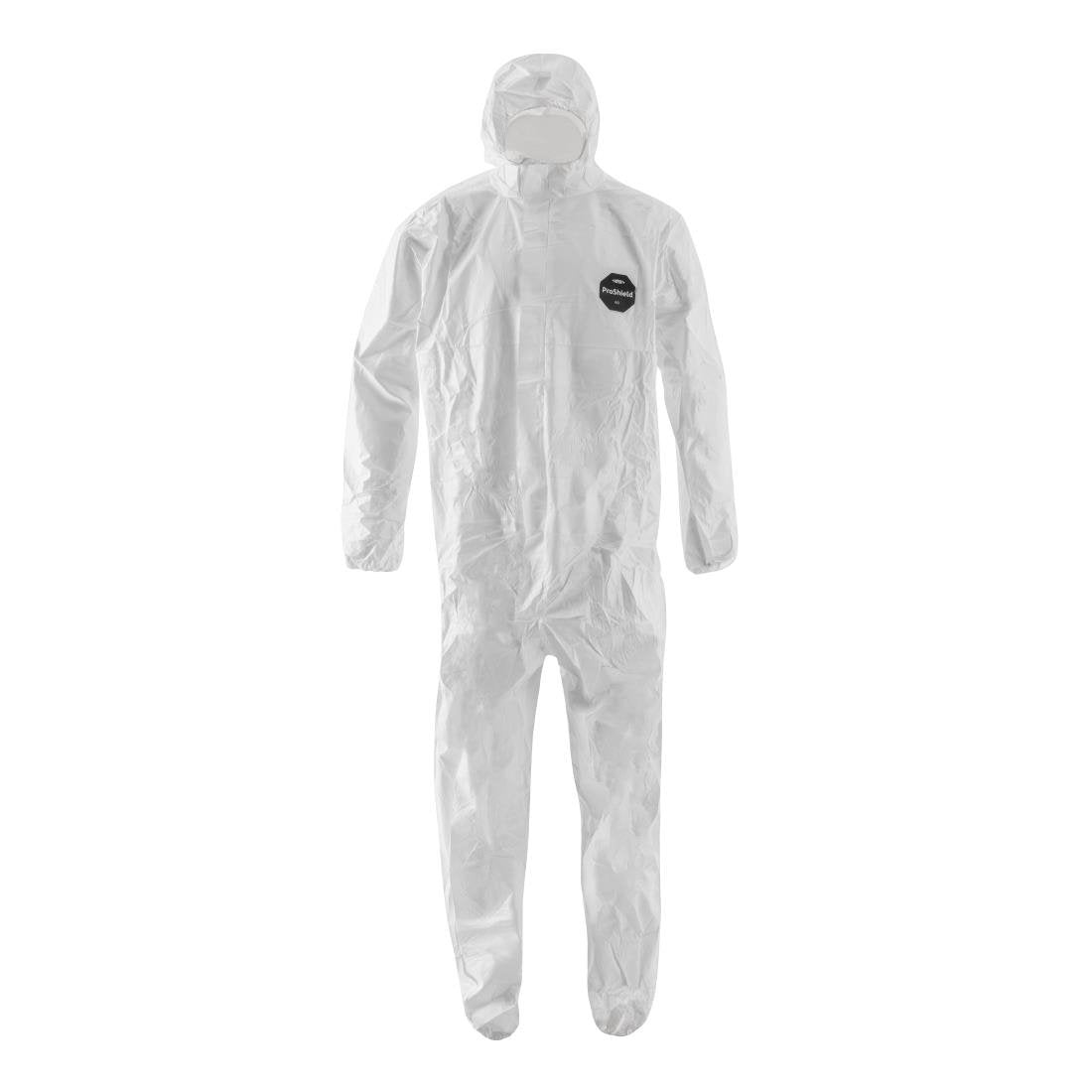 JE629-XL Dupont Proshield 60 Coverall White - Size XL (Pack 50) (Direct)