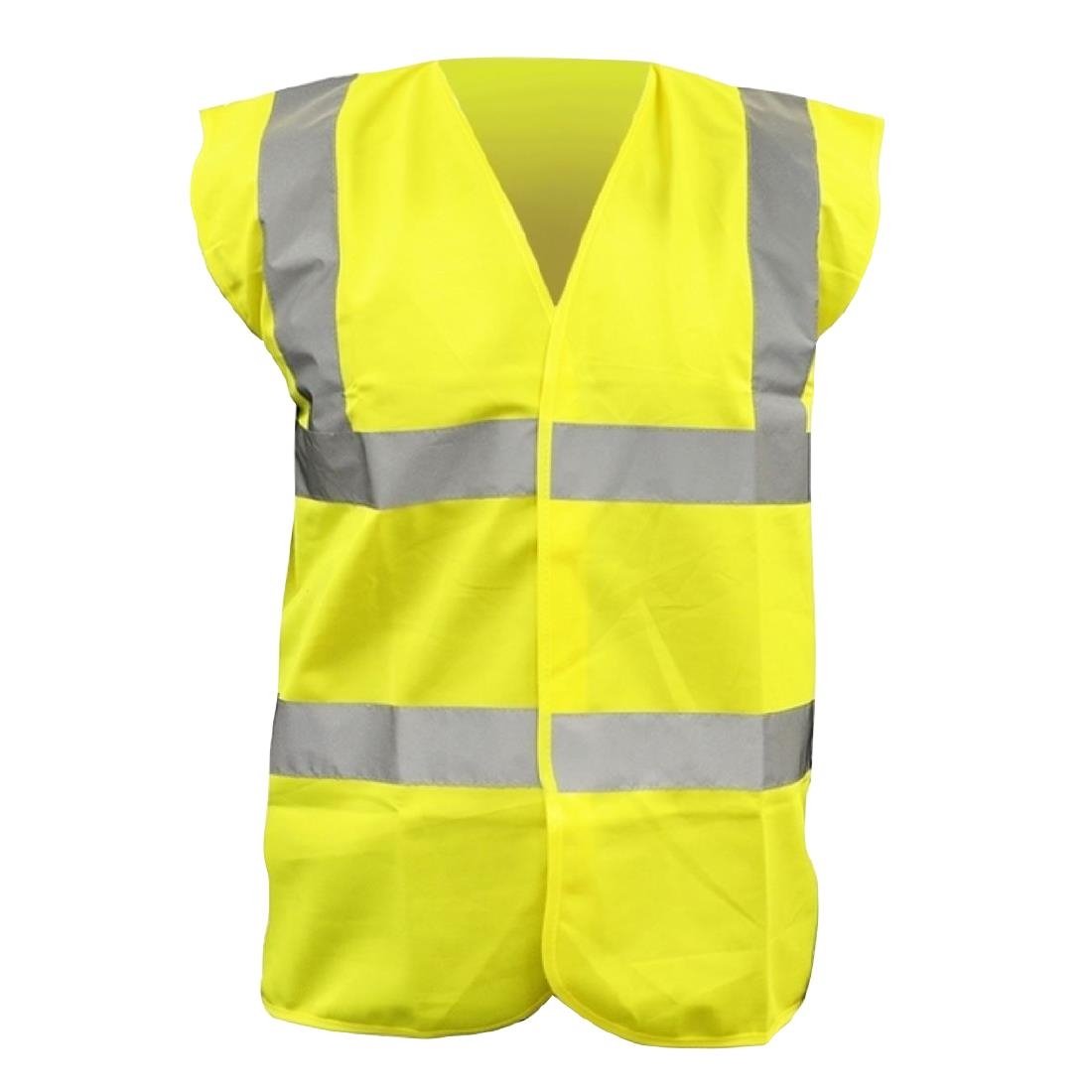 JE632-L Waistcoat Hi Vis Yellow TP500SY - Size L (Pack 10) (Direct)