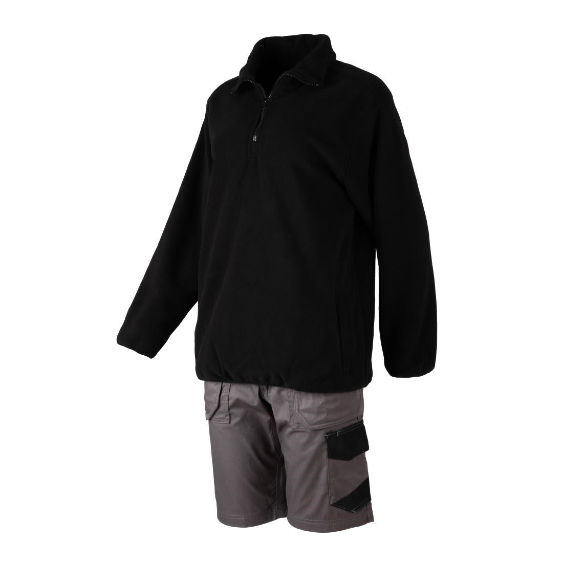 JE634-2XL Endurance 1/4 Zip Micro Fleece 280gsm Black - Size 2XL (Direct)