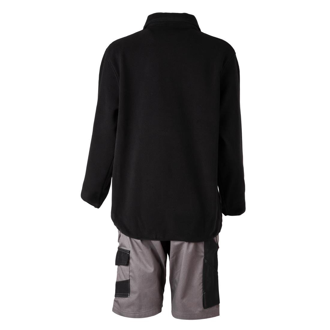 JE634-S Endurance 1/4 Zip Micro Fleece 280gsm Black - Size S (Direct)