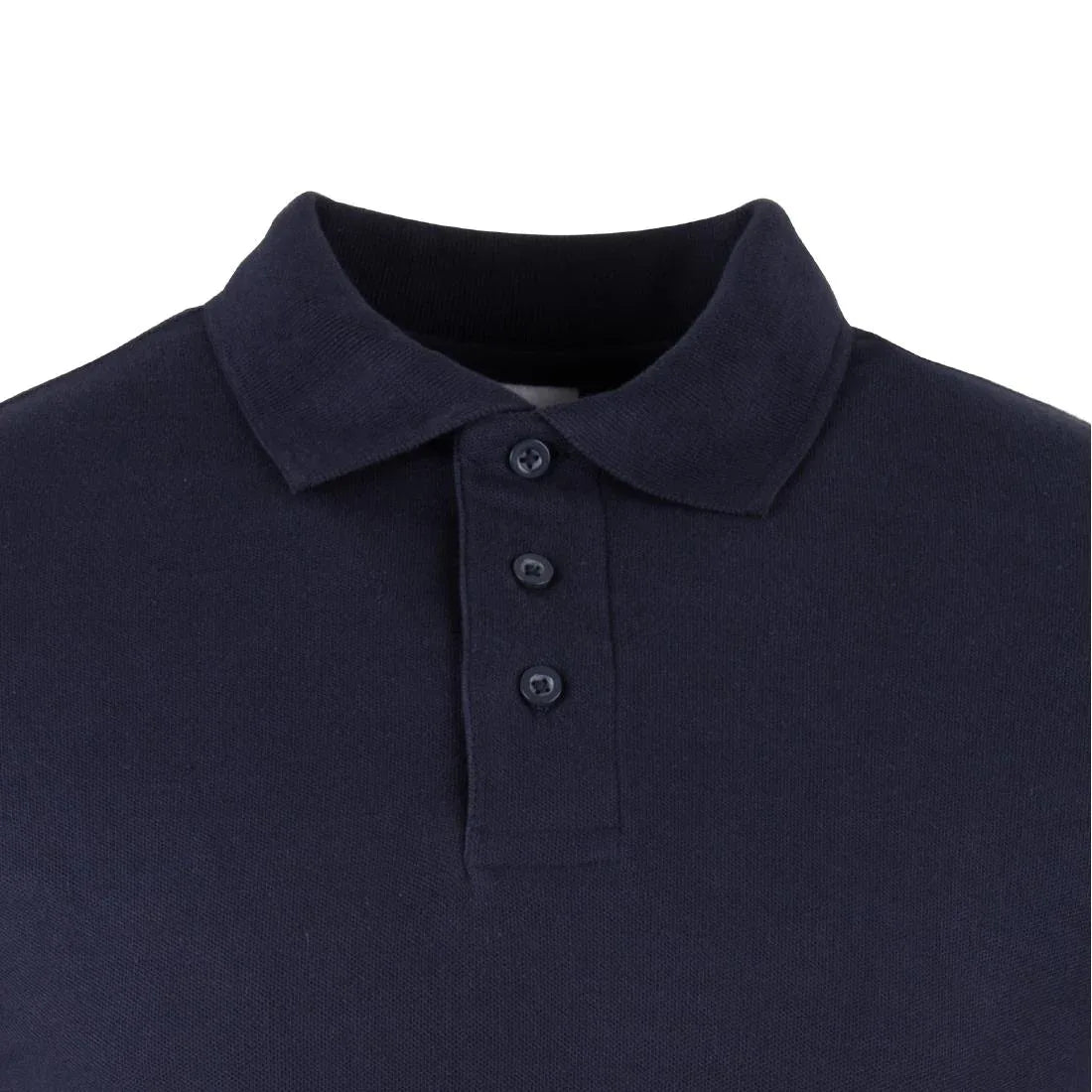 JE637-M Endurance Long Sleeve Navy Polo Shirt - Size M (Direct)