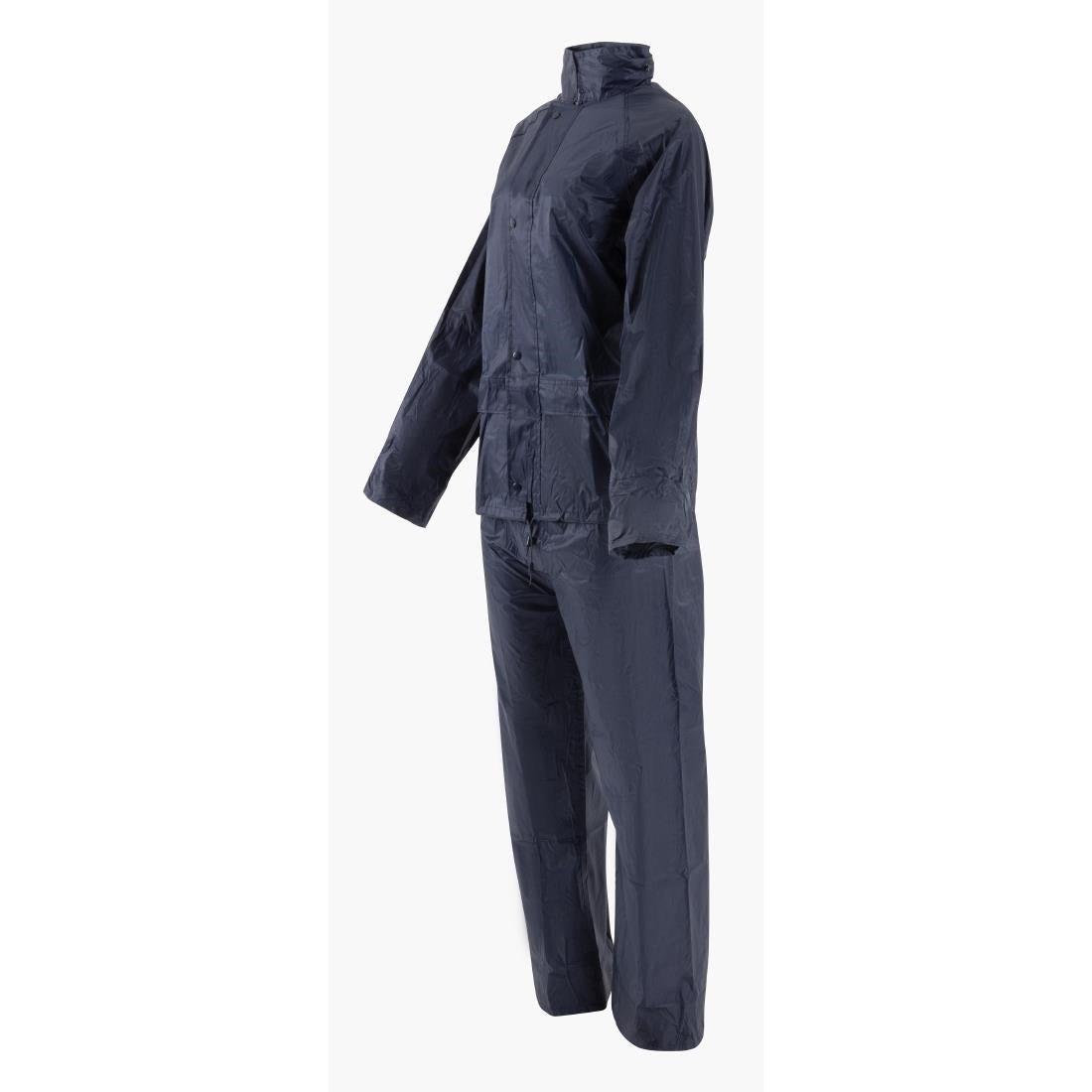 JE639-M Endurance Lightweight Navy 2 Piece Rainsuit Navy - Size M (Direct)