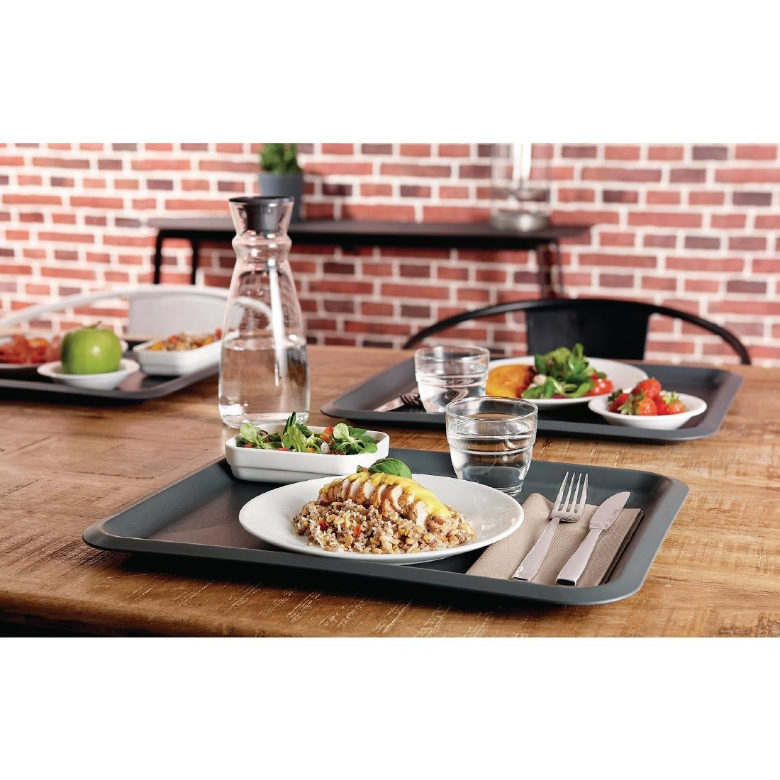 JE645 Arc Opal Restaurant Wide Rim Plate - 235mm (Pack 24)