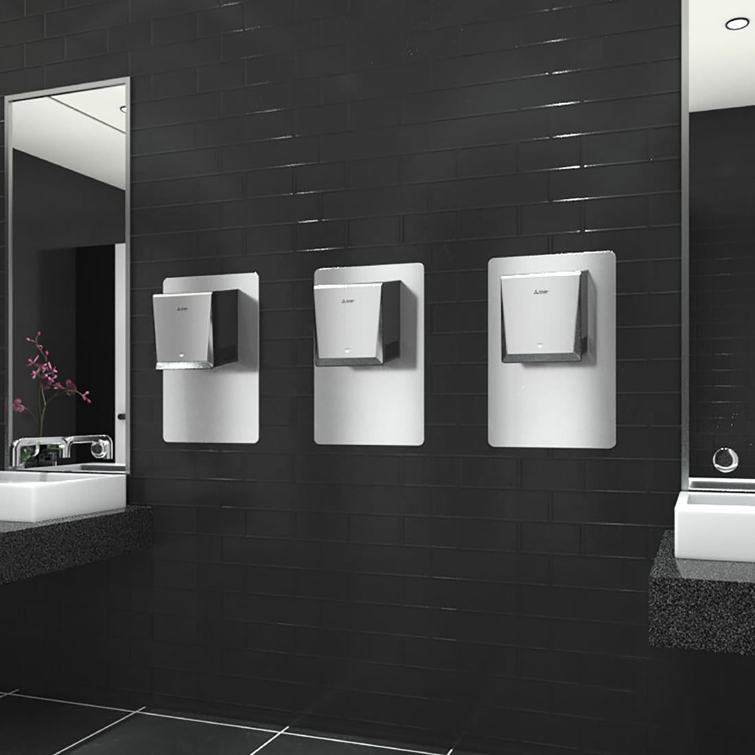 JE716 Mitsubishi Jet Towel Wave U02 Smart Hand Dryer - Silver (Direct)