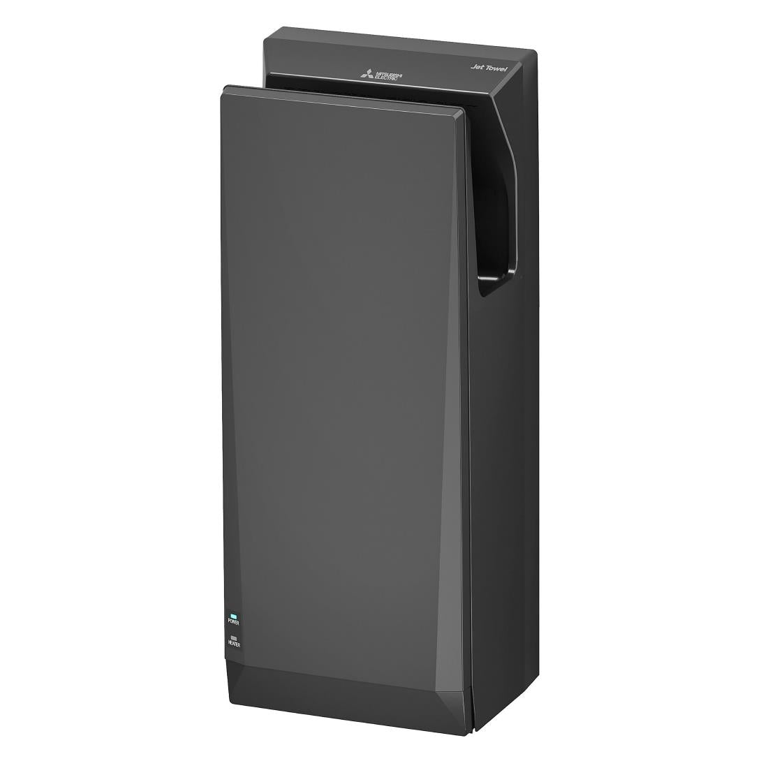 JE717 Mitsubishi Wave i01 Jet Towel Slim Heated Hand Dryer - Black (Direct)