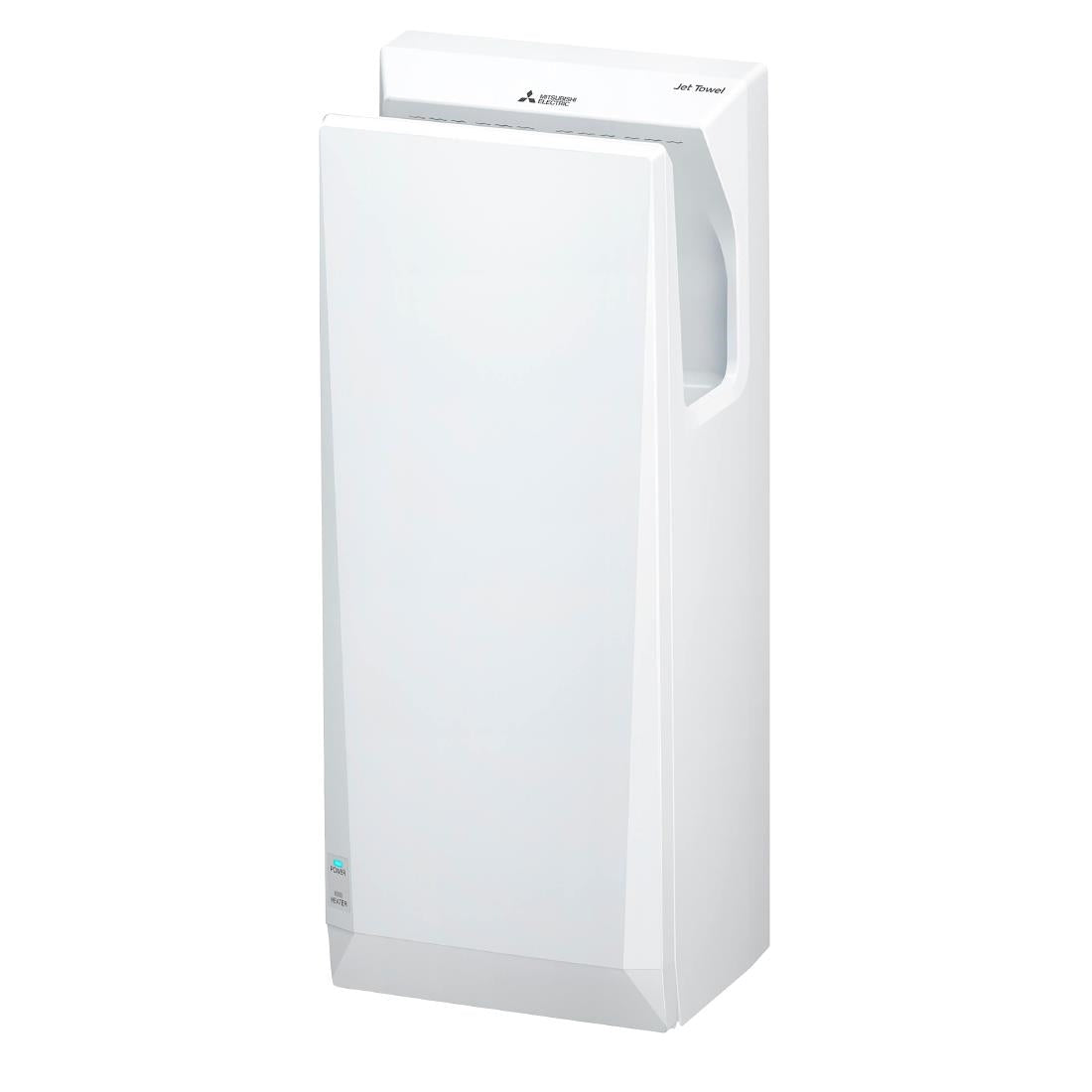 JE718 Mitsubishi Wave i01 Jet Towel Slim Heated Hand Dryer - White (Direct)