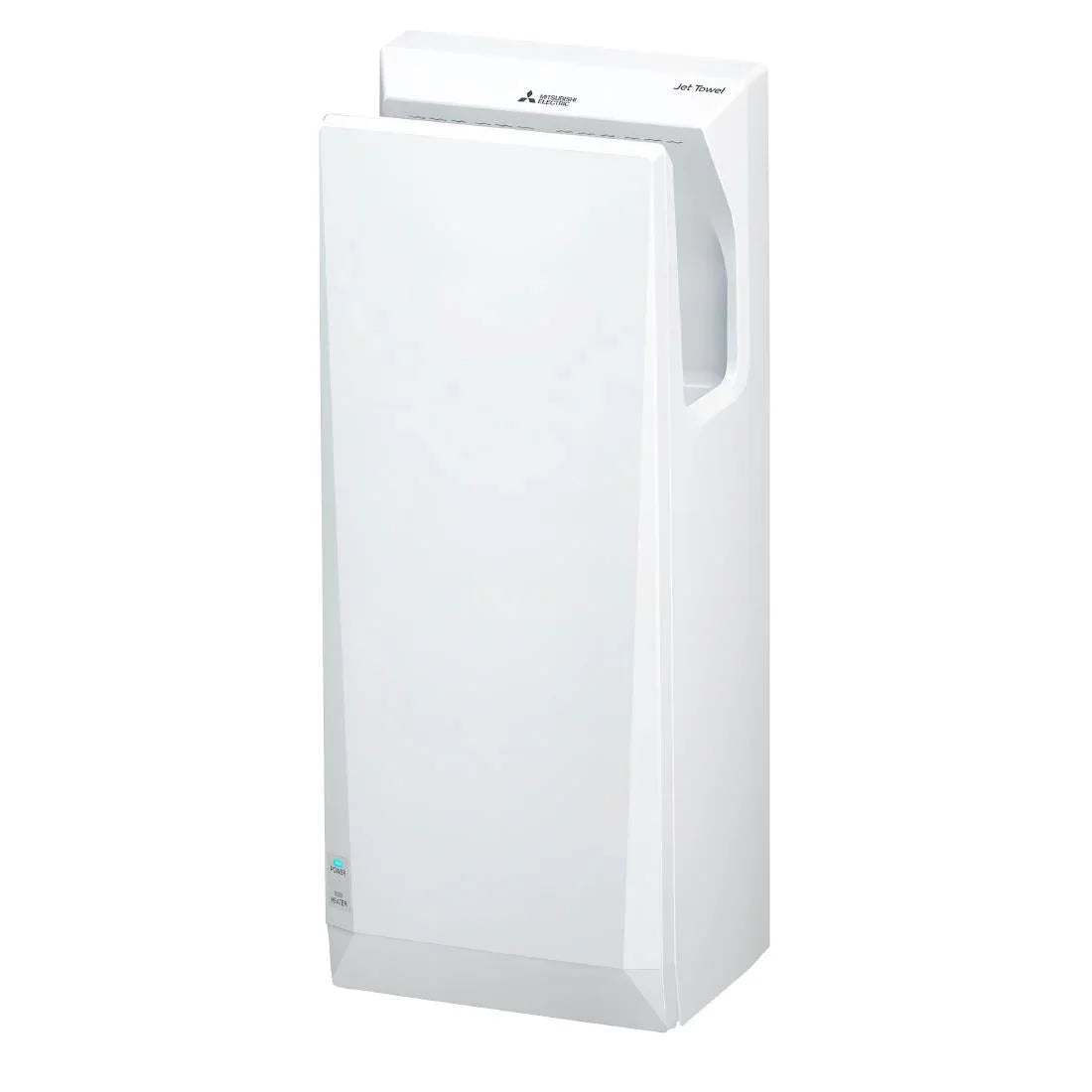 JE718 Mitsubishi Wave i01 Jet Towel Slim Heated Hand Dryer - White (Direct)