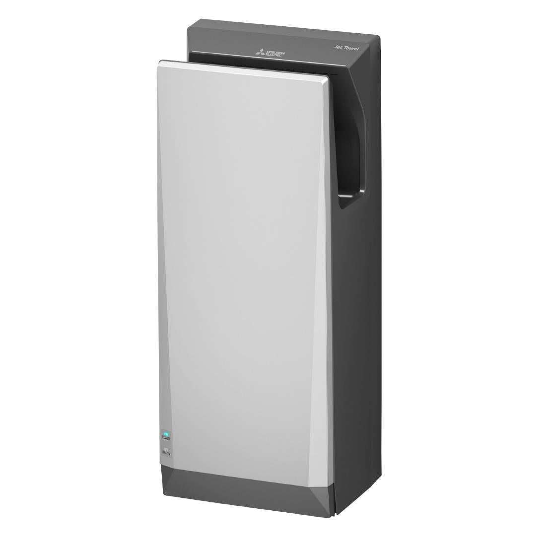 JE719 Mitsubishi Wave i01 Jet Towel Slim Heated Hand Dryer - Silver (Direct)