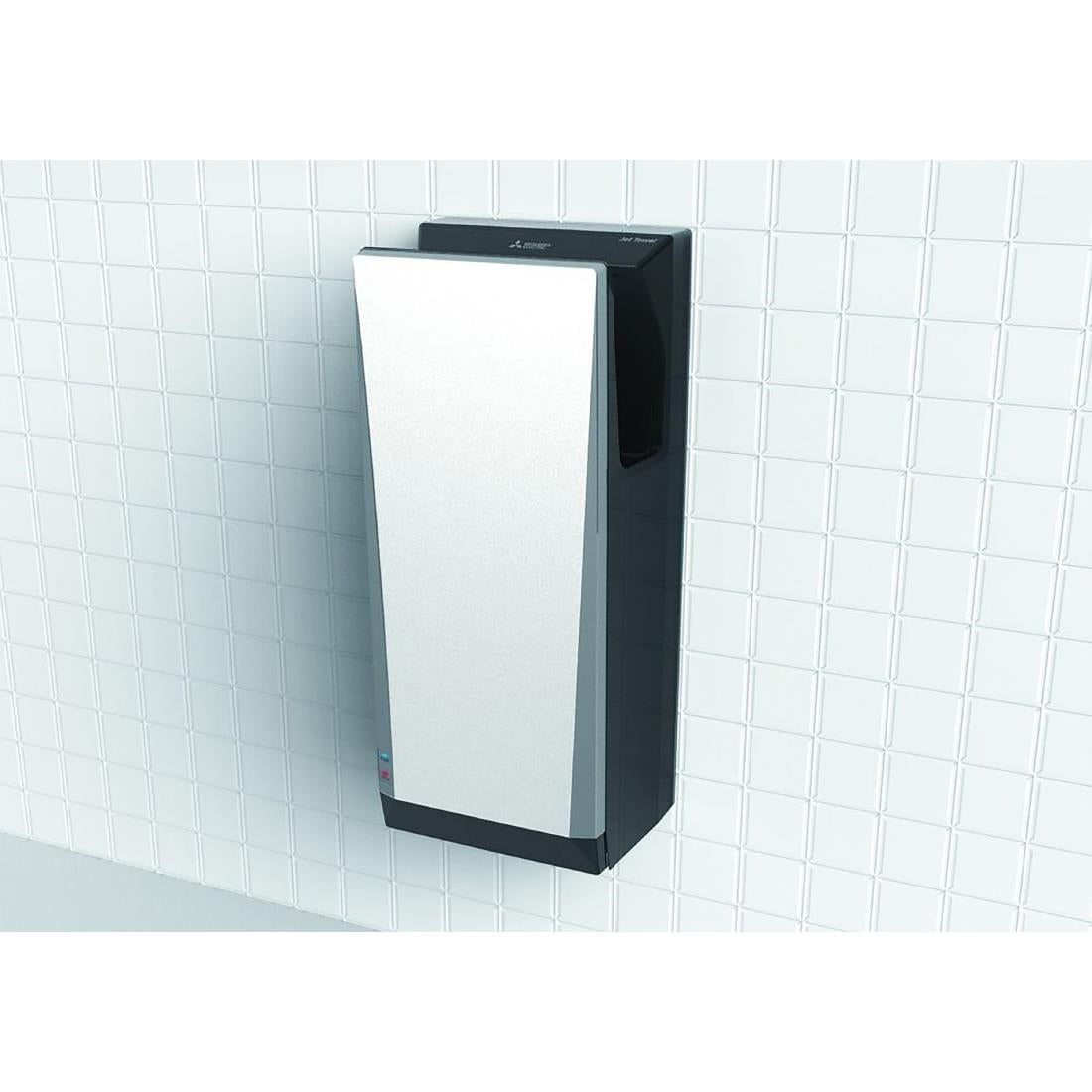 JE719 Mitsubishi Wave i01 Jet Towel Slim Heated Hand Dryer - Silver (Direct)