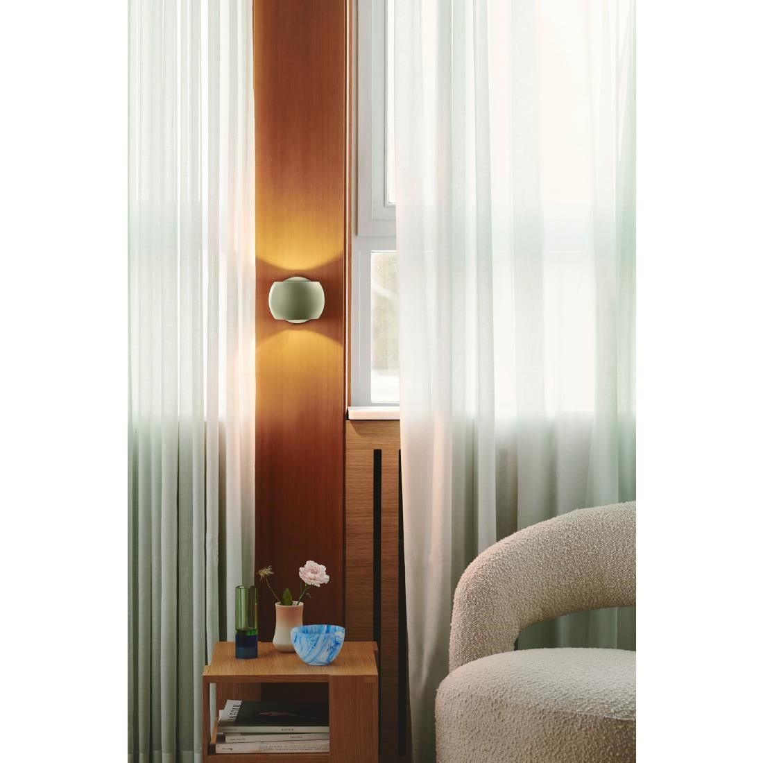 JE721 Nordlux Belir Indoor Wall Light Dusty Green (Direct)