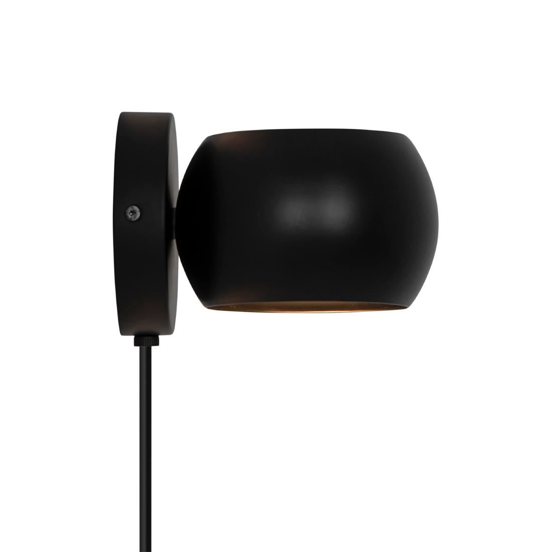 JE722 Nordlux Belir Indoor Wall Light Black (Direct)