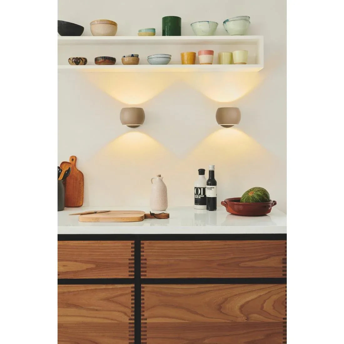 JE723 Nordlux Belir Indoor Wall Light Brown (Direct)