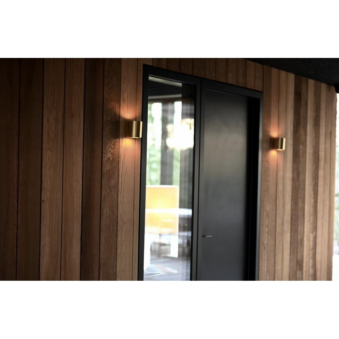 JE734 Nordlux Canto 2 Outdoor Wall Light Brass (Direct)