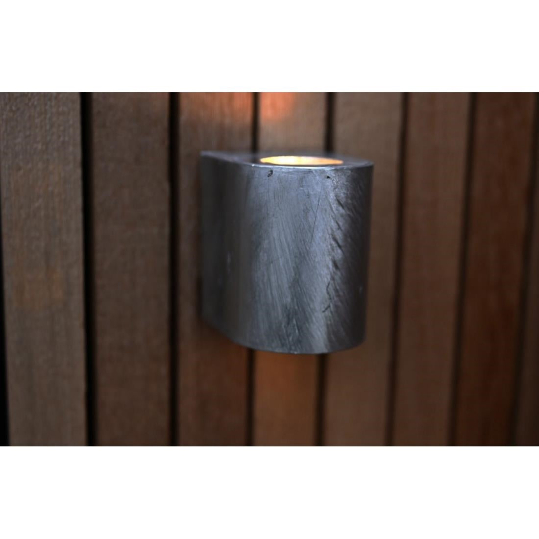 JE735 Nordlux Canto 2 Outdoor Wall Light Galvanized (Direct)