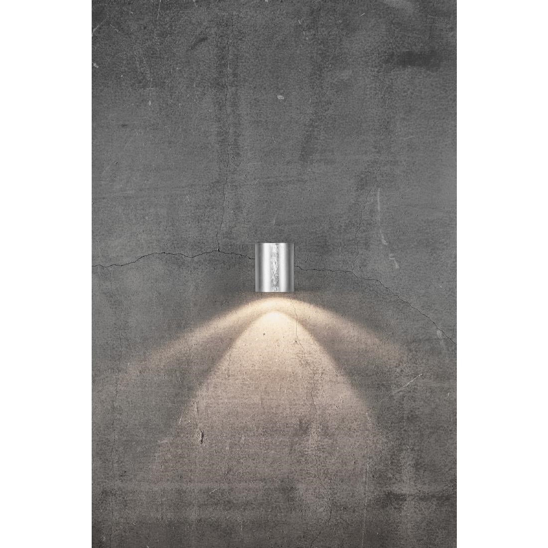 JE735 Nordlux Canto 2 Outdoor Wall Light Galvanized (Direct)