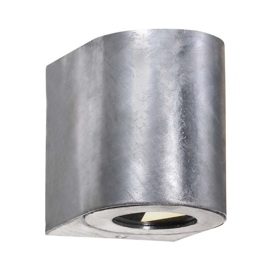 JE735 Nordlux Canto 2 Outdoor Wall Light Galvanized (Direct)