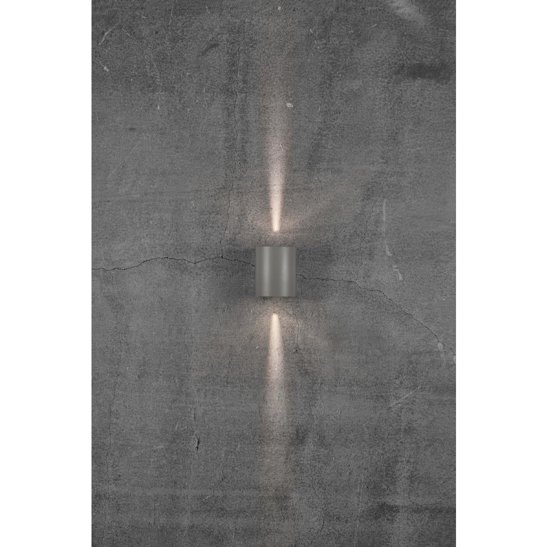 JE736 Nordlux Canto 2 Outdoor Wall Light Grey (Direct)