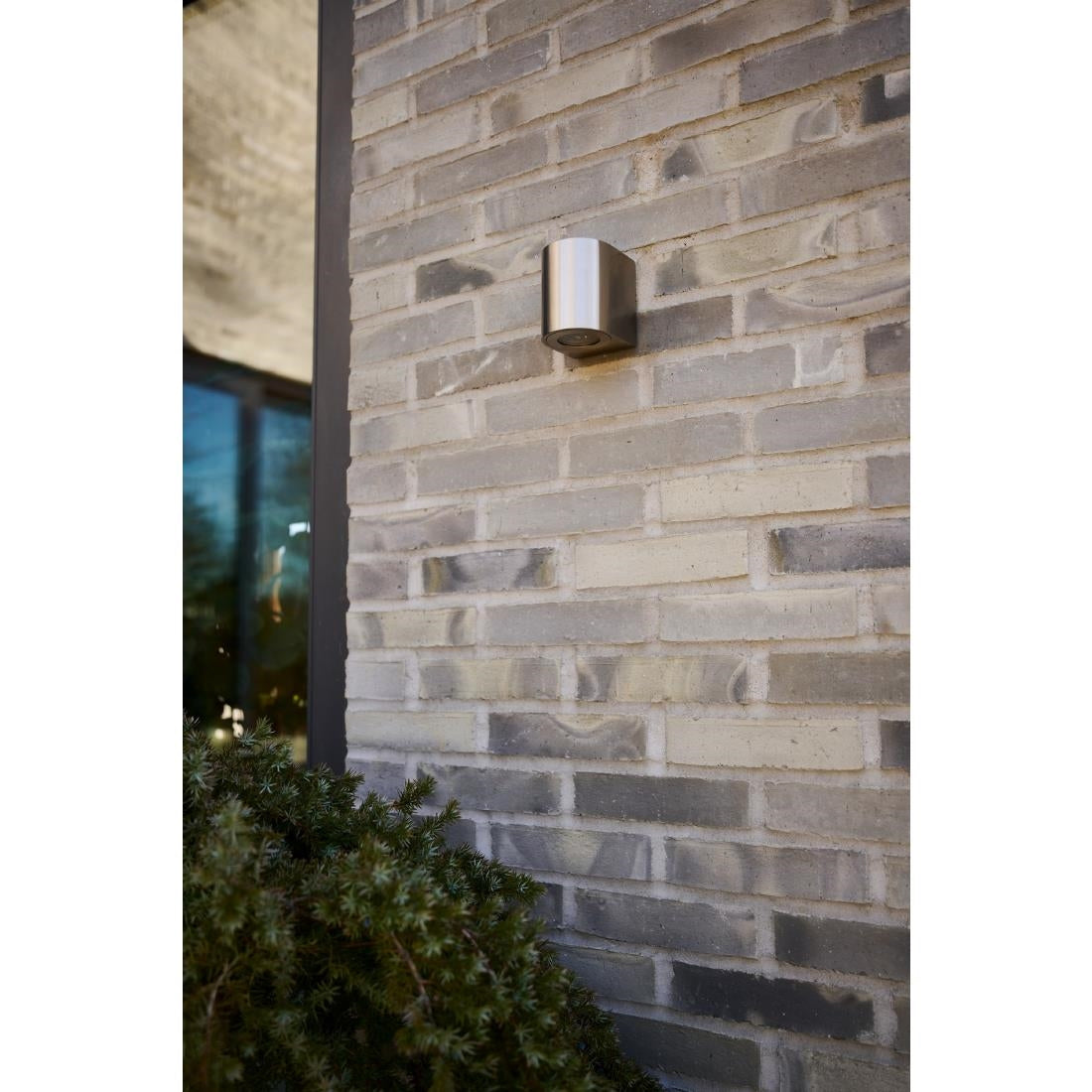 JE737 Nordlux Canto 2 Outdoor Wall Light Stainless Steel (Direct)