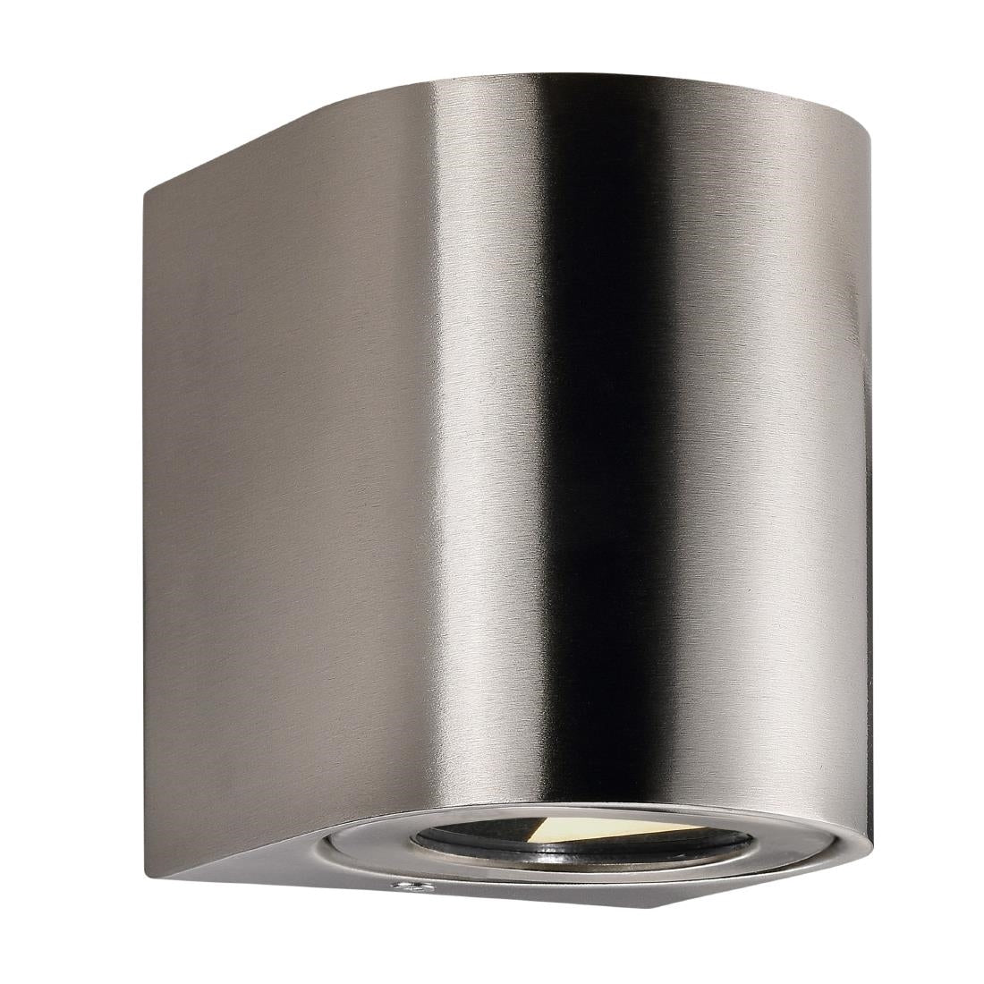 JE737 Nordlux Canto 2 Outdoor Wall Light Stainless Steel (Direct)