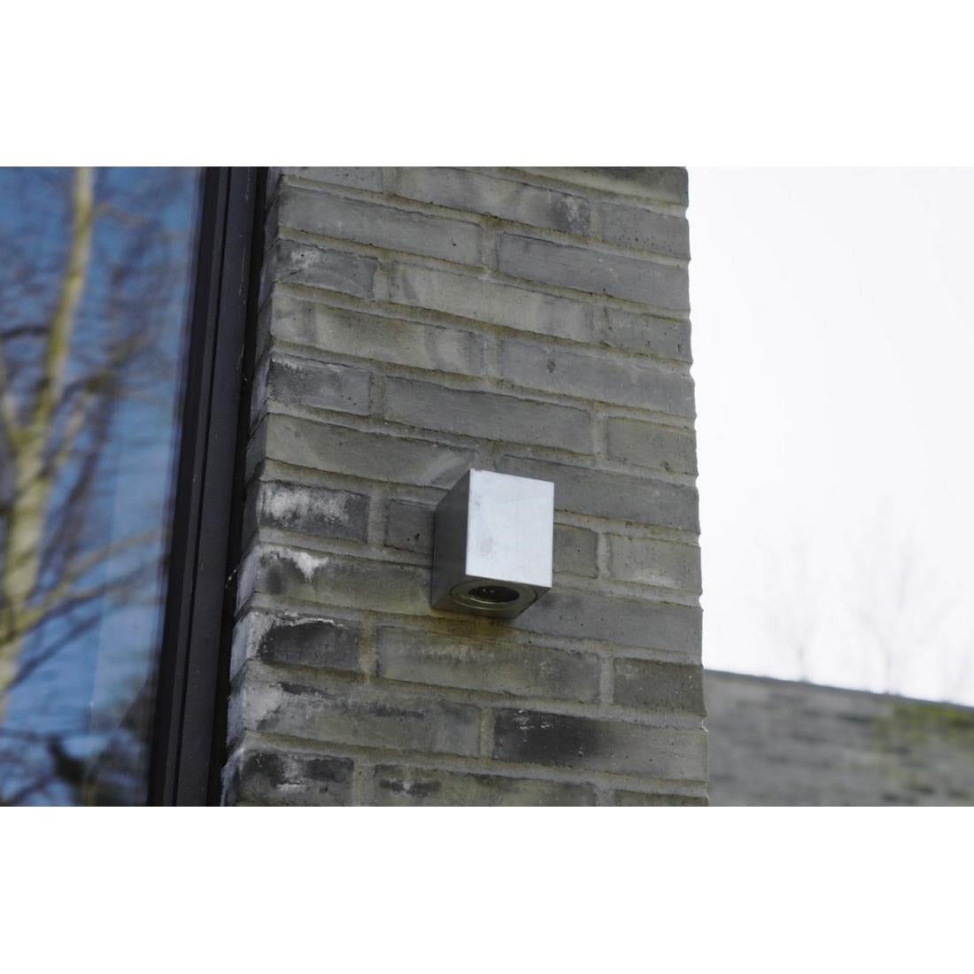 JE740 Nordlux Canto Kubi 2 Outdoor Wall Light Galvanized (Direct)