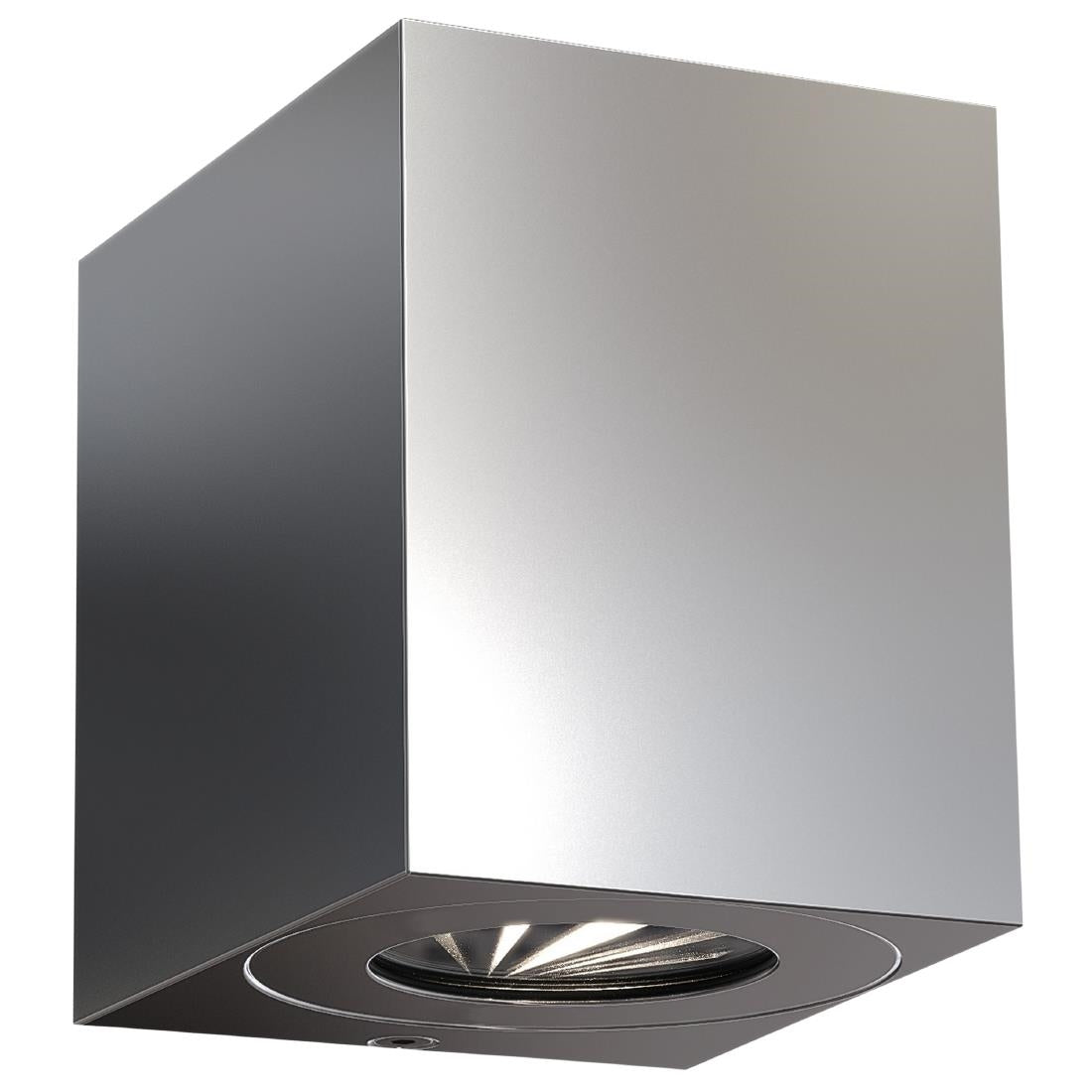 JE742 Nordlux Canto Kubi 2 Outdoor Wall Light Stainless Steel (Direct)