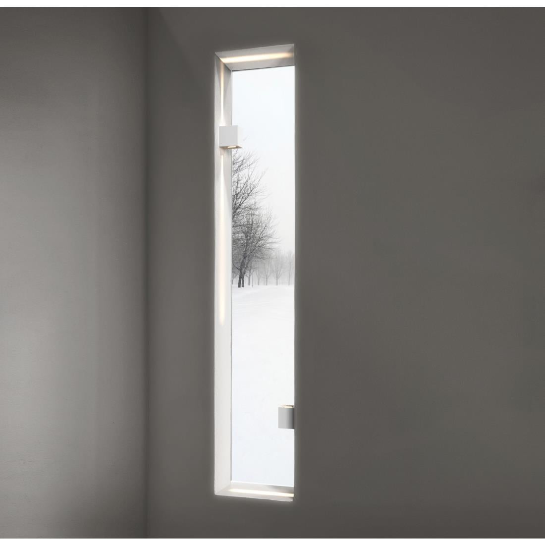 JE743 Nordlux Canto Kubi 2 Outdoor Wall Light White (Direct)