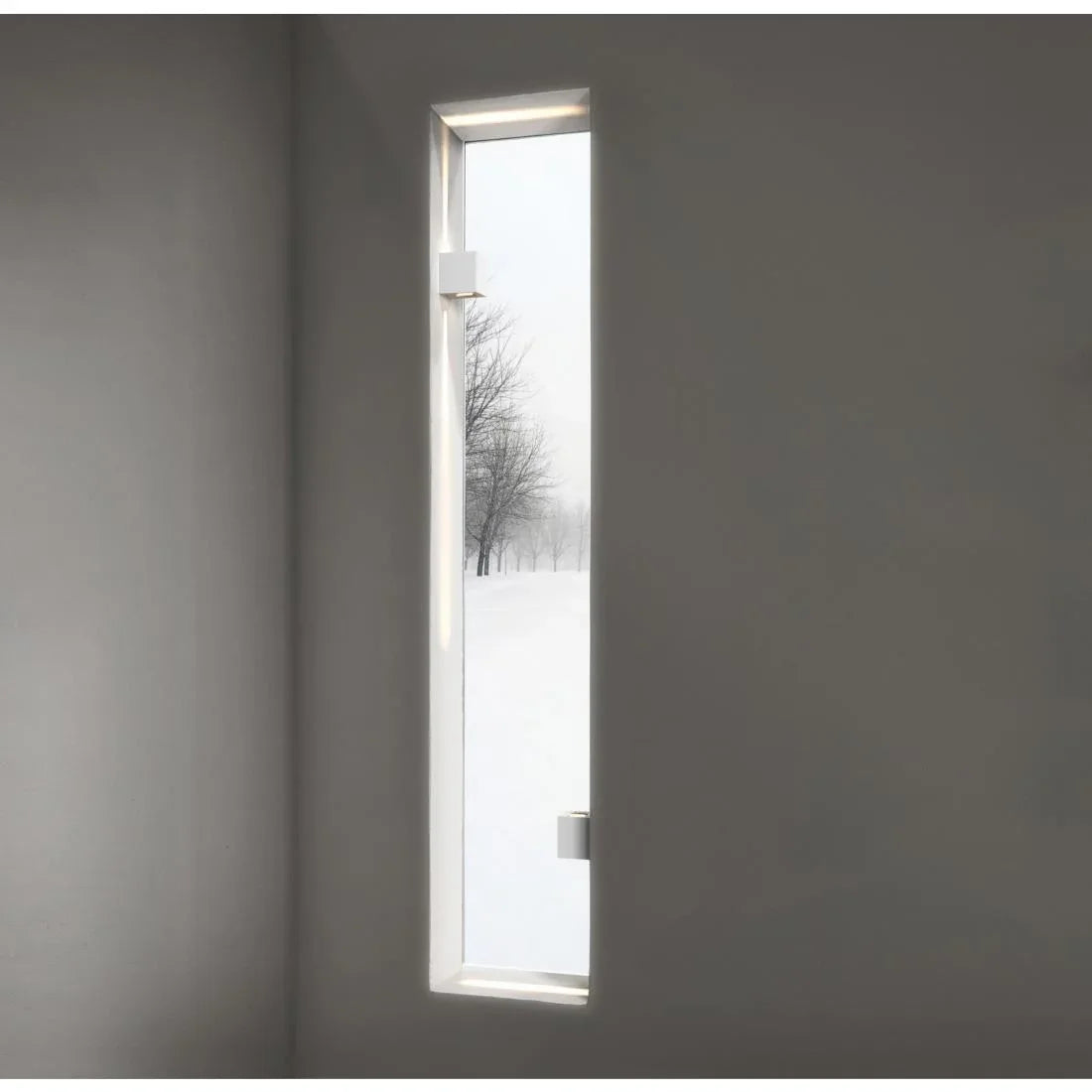 JE743 Nordlux Canto Kubi 2 Outdoor Wall Light White (Direct)