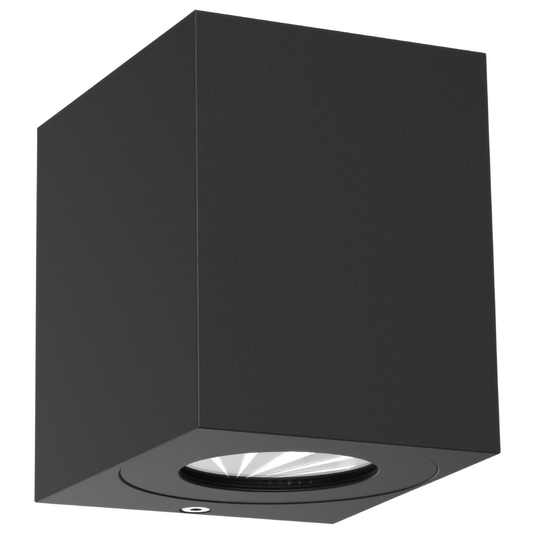 JE744 Nordlux Canto Kubi 2 Outdoor Wall Light Seaside Black (Direct)