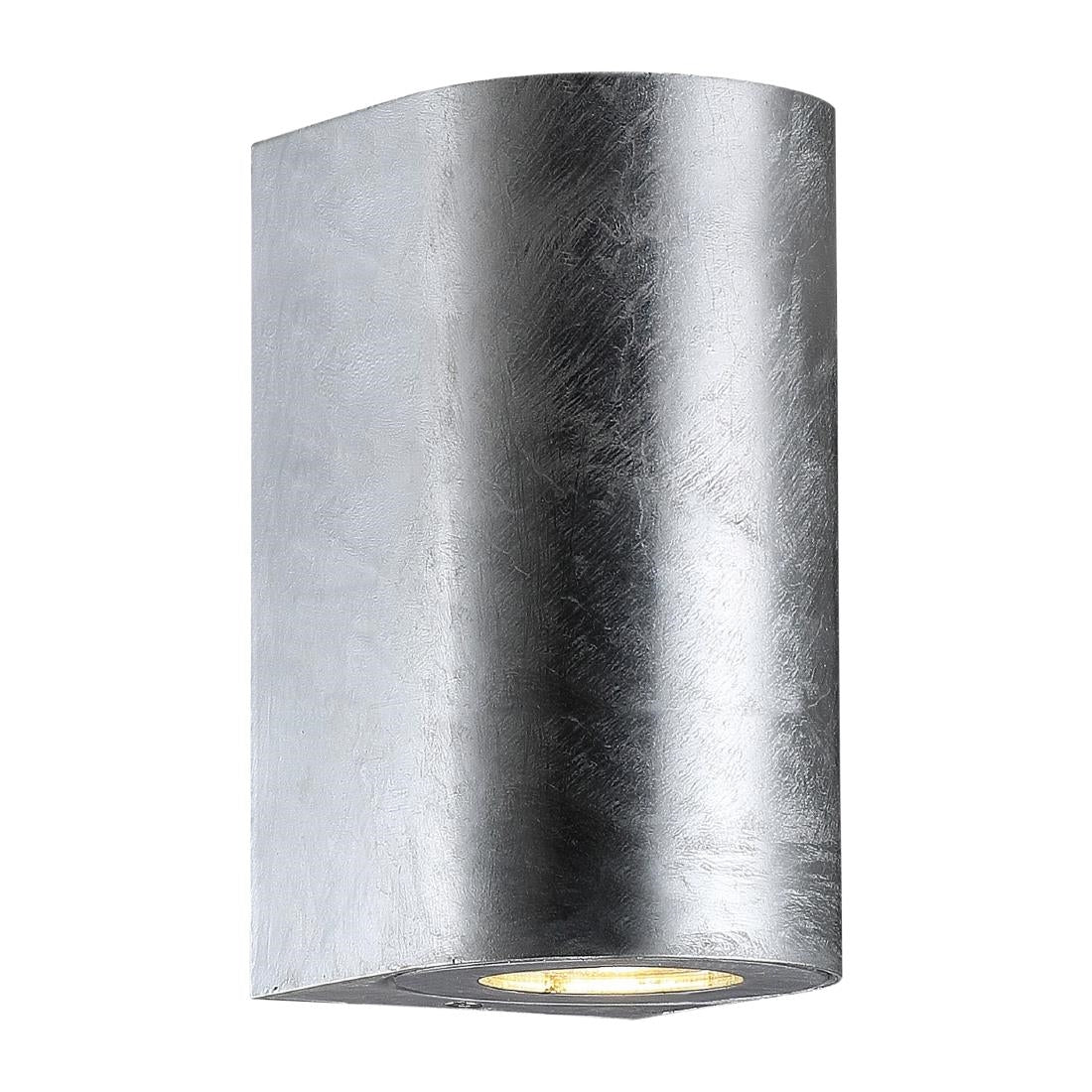 JE746 Nordlux Canto Maxi 2 Outdoor Wall Light Galvanized (Direct)